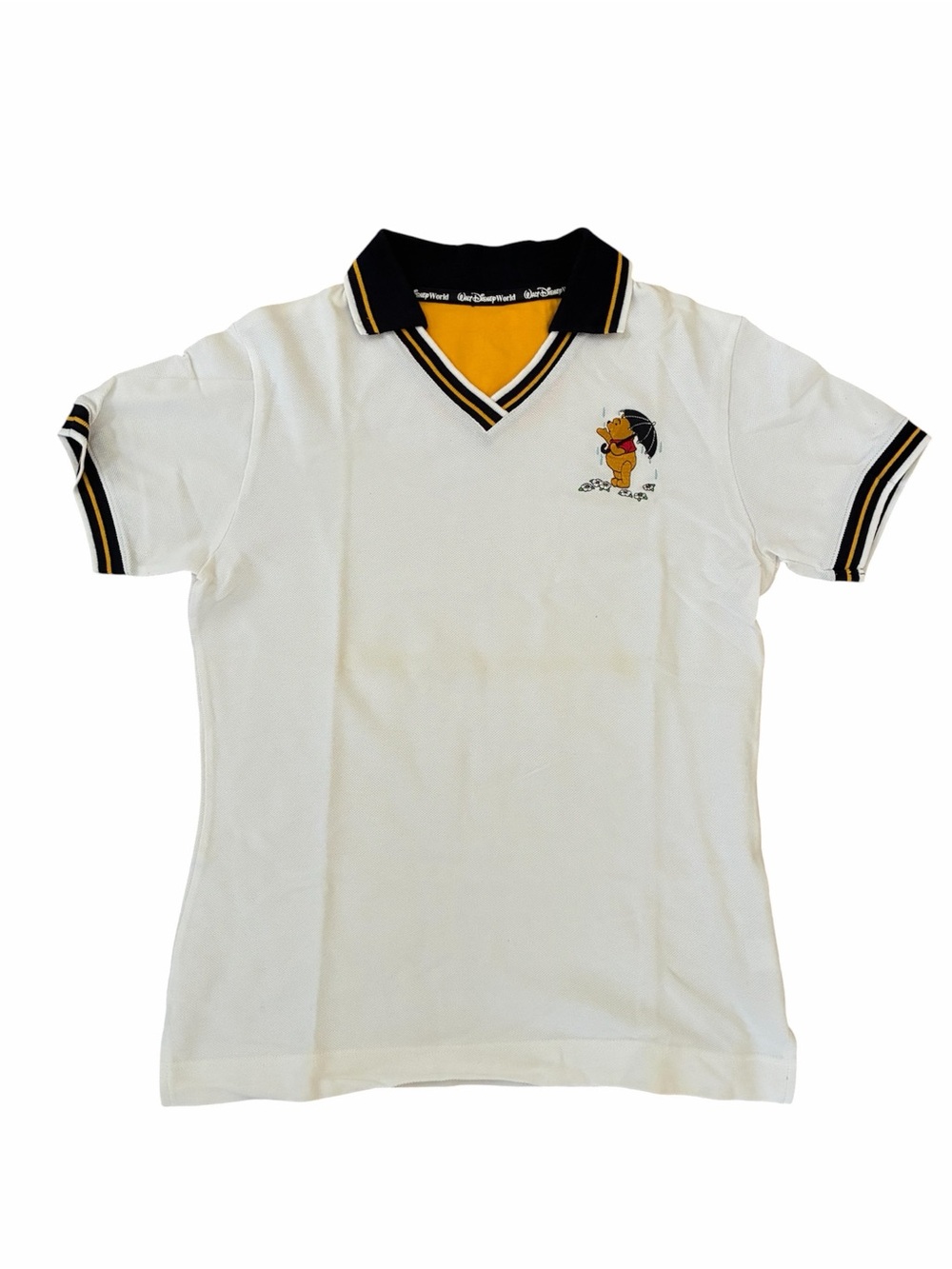 Vintage Disney Winnie The Pooh Polo Shirt Women’s Embroidered Casual